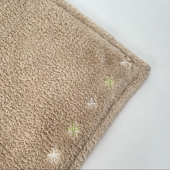 RARE Indigo Baby ABC Fuzzy Tan Monkey Bunny Bear Rattle Squeaker Play Blanket - Picture 12 of 17